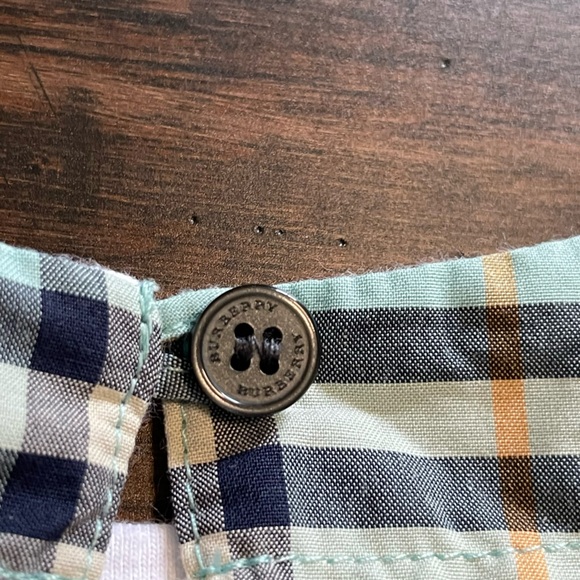 Burberry Mabel Blue Check Cotton Dress - Picture 10 of 13